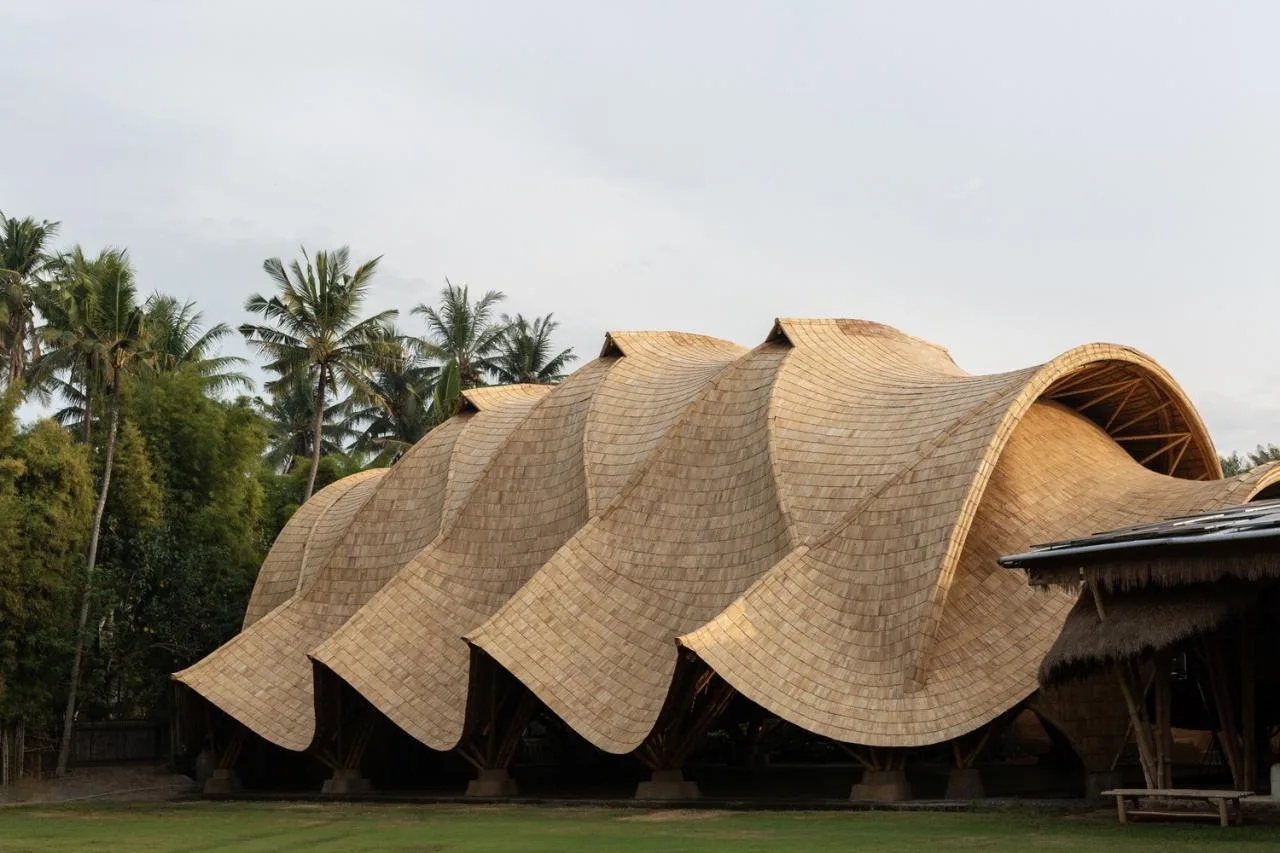 BIM Architecture | Minimum Structure Maximum Space, Bamboo Installation "Arc"/IBUKU
