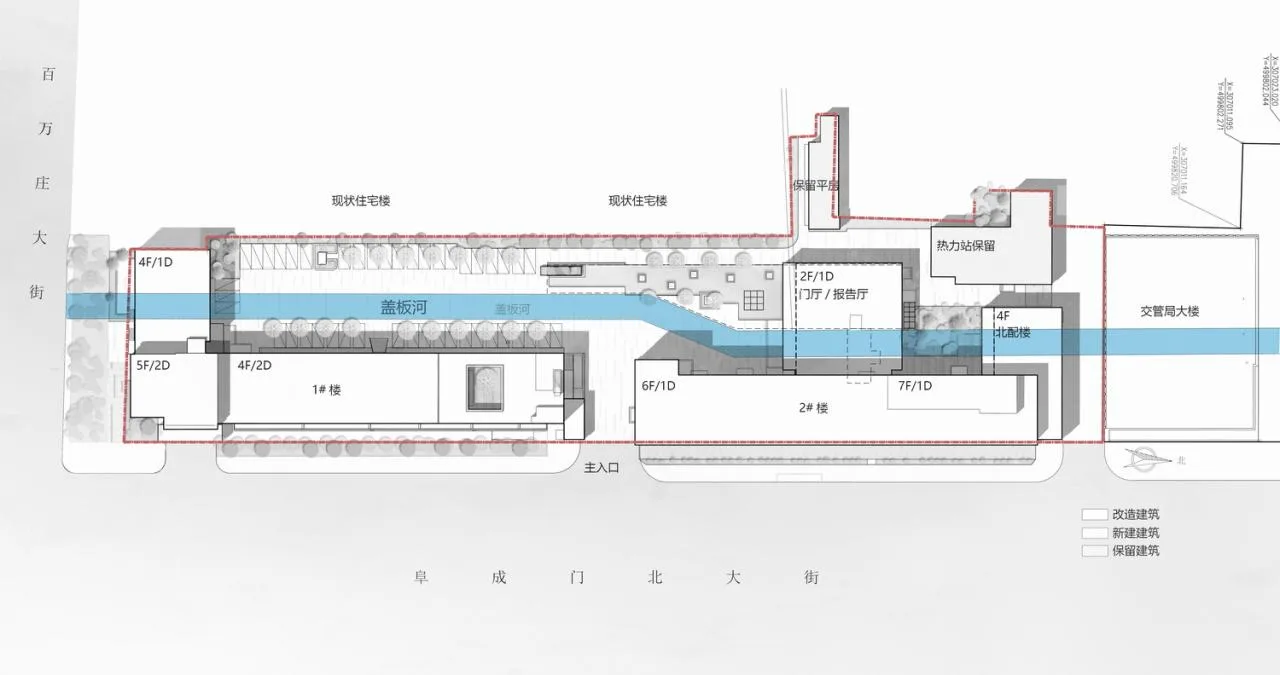 BIM architecture | A memory iteration on the moat: headquarters office building update/Beijing Urban Construction Design and Development Group Co., Ltd