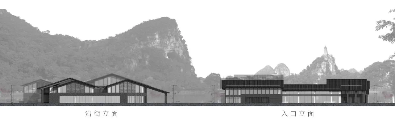 BIM Architecture | Creating 'Negative Space' between Mountains and Rivers - Tashan Guild Hall/UA You'an Design for Lijiang Cultural Tourism Resort