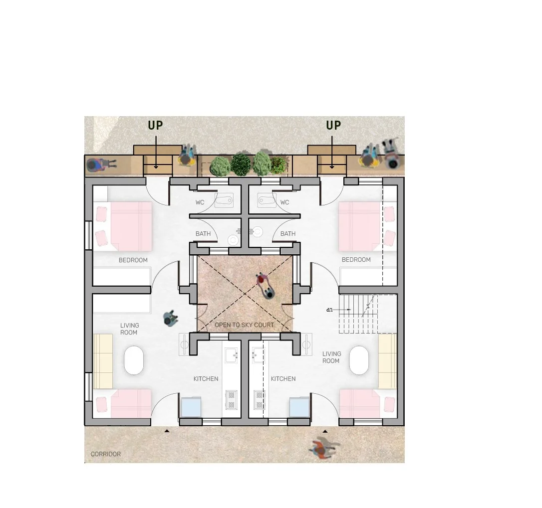 BIM Architecture | Sanjaynagar Slum Reconstruction Project/Community Design Agency