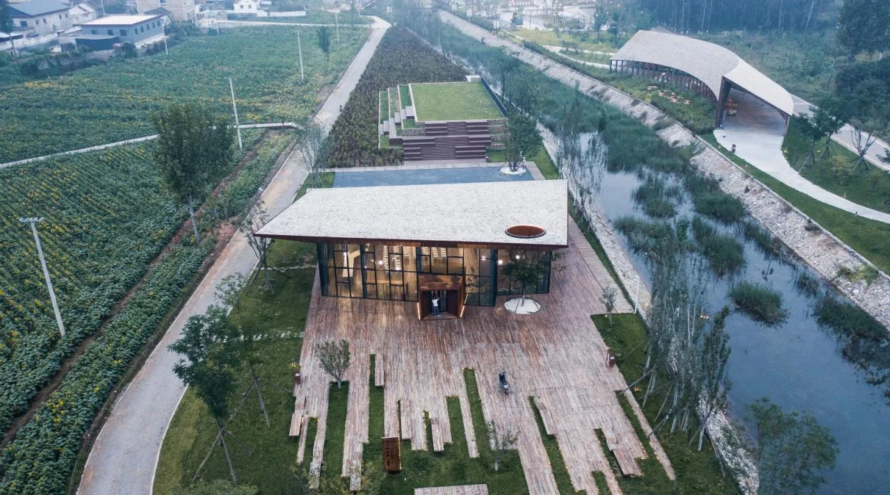 BIM Architecture | Tiangang Zhixing Village: Tianyuan Lecture Hall/Kanlan Architecture