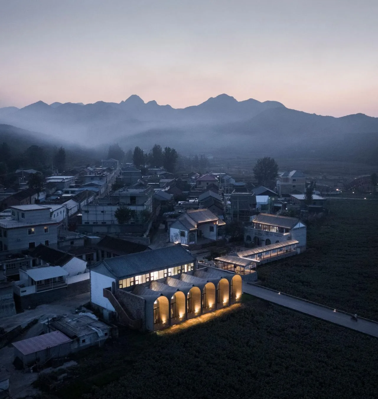 BIM Architecture | Tiangang Zhixing Village: Rural Reception Hall/Kanlan Architecture