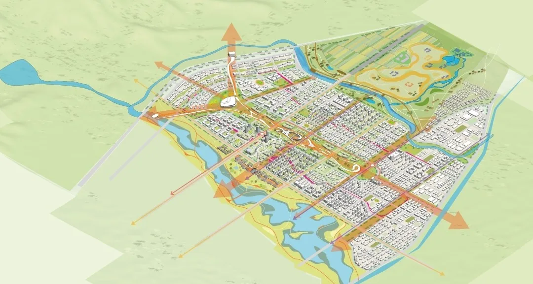BIM Architecture | Urban Design Scheme for the Central Area of Xinchengdong District, Changping, Beijing/COFCO Real Estate+Zhongyuan China+Qingdao Coastal Area