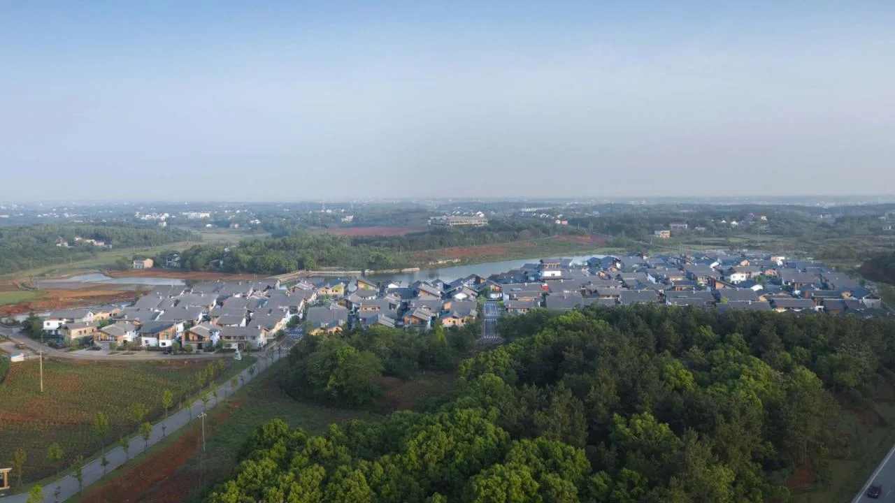 BIM Architecture | Miluo "Dragon Boat Festival Family" Rural Settlement/Artificial Architecture Studio