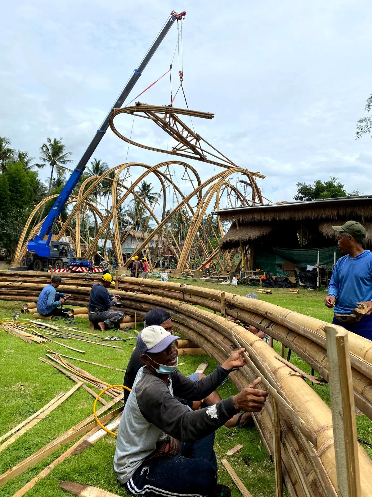 BIM Architecture | Minimum Structure Maximum Space, Bamboo Installation "Arc"/IBUKU
