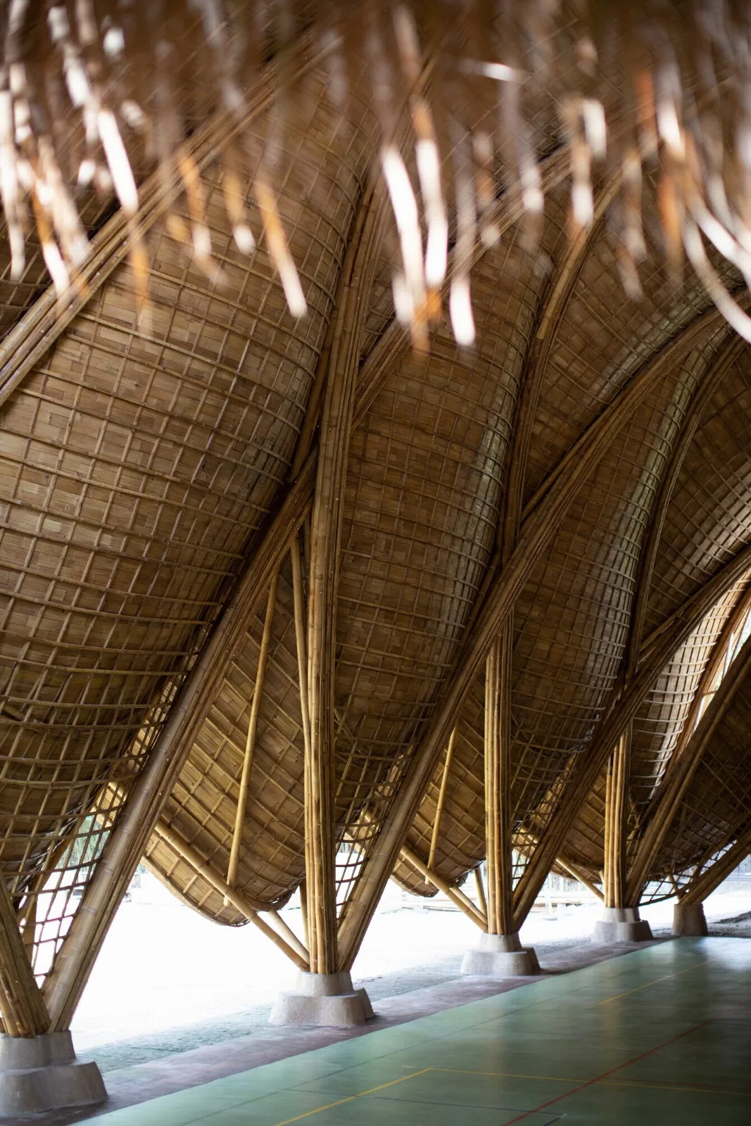BIM Architecture | Minimum Structure Maximum Space, Bamboo Installation "Arc"/IBUKU