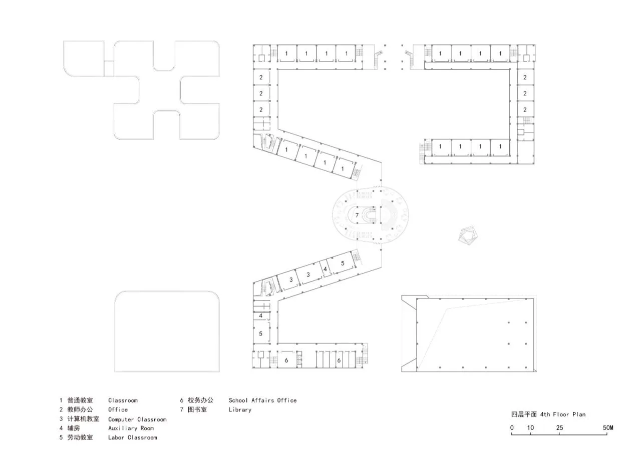 BIM Architecture | Four Times Academy · Suqian Suyu Experimental Primary School Reconstruction/Jianhe Architecture