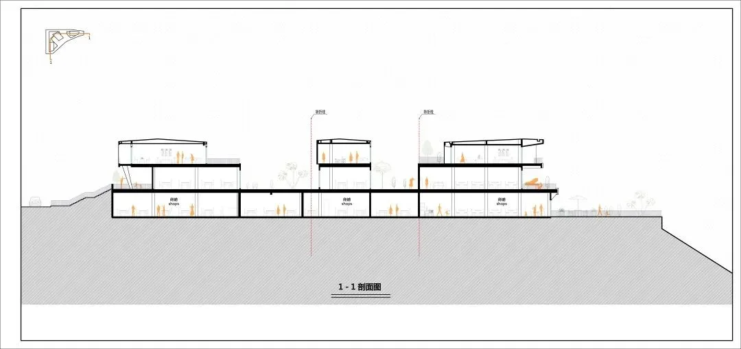BIM Architecture | Chongqing Nan'an District Tea Garden Zhongjiao Manshan Riverside Commercial, Chongqing/Yuandao Architecture