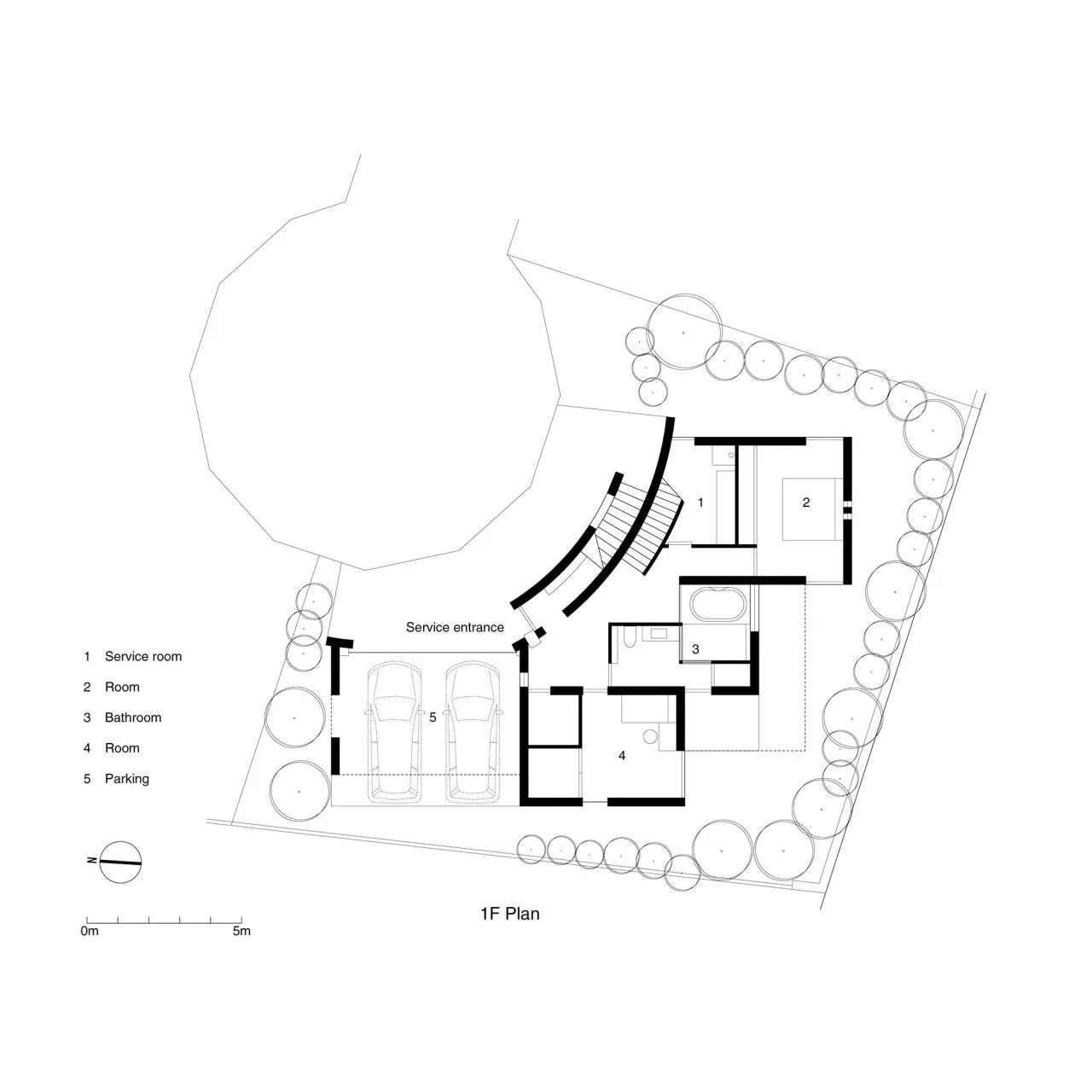 BIM Architecture | Residential Buildings at the End of Alleys/T2P Architects Office