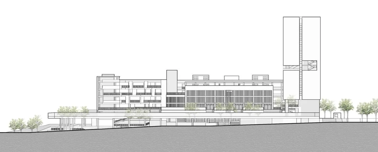 BIM Architecture | Link and Reshaping: Shenzhen Nanshan Qilin Middle School Renovation and Expansion Project/Yuanben Studio