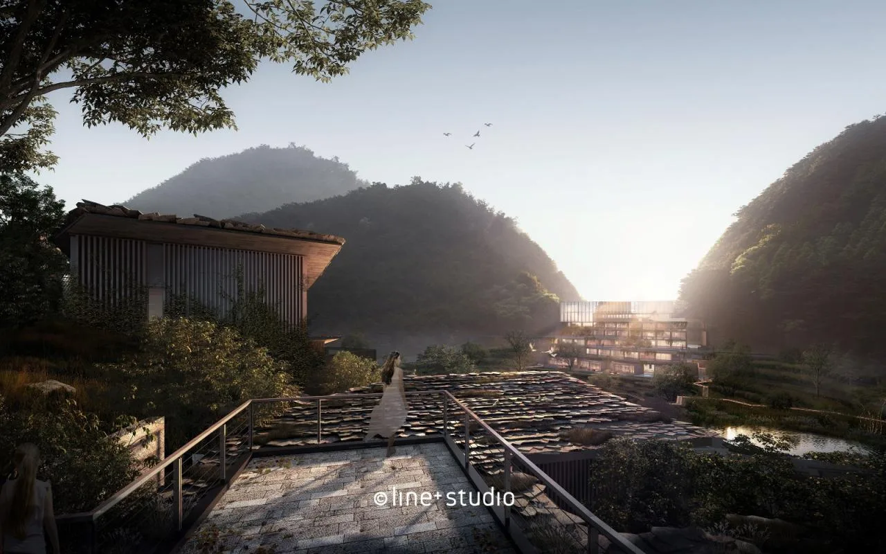 BIM Architecture | Haihua Pujiang Yuexili Resort Hotel/Meng Fanhao Line+Architectural Firm