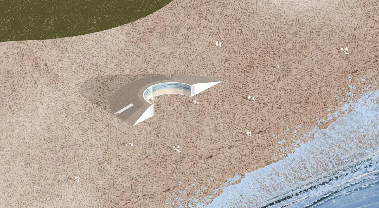BIM Architecture | Seaside Cafe: Echoes of the Sea/Same Architectural Design Firm