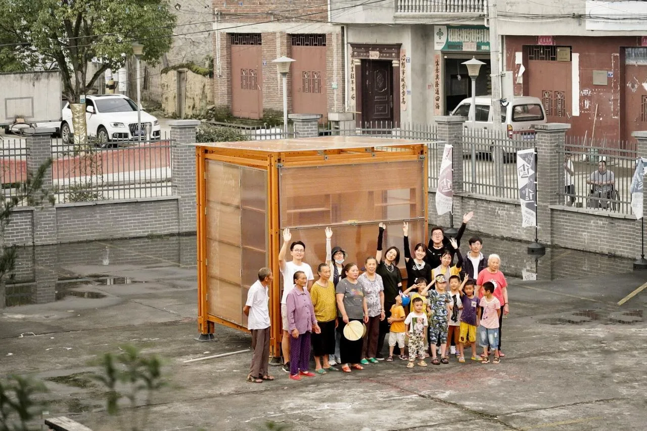 BIM Architecture | Rural Revitalization Mobile Work Cabin - New Bamboo Structure Space Installation/School of Architecture and Urban Planning, Nanjing University