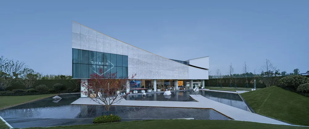BIM architecture | center beam Zhengrong Qinghe Daguan/Shanghai Huace Architectural Design Firm Co., Ltd. Building No.2
