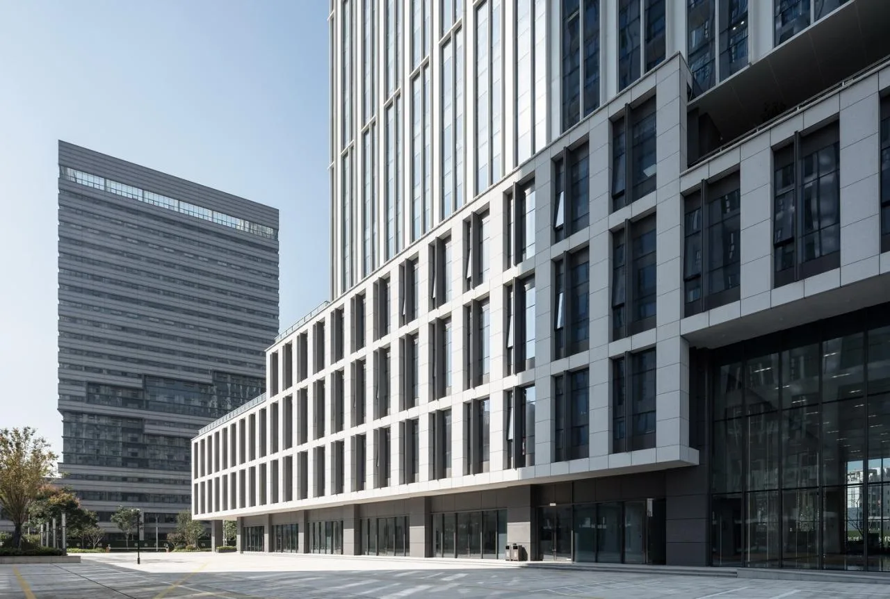 BIM Architecture | Decoding Garden style Headquarters Office: Greentown Building/Jianhe Architecture