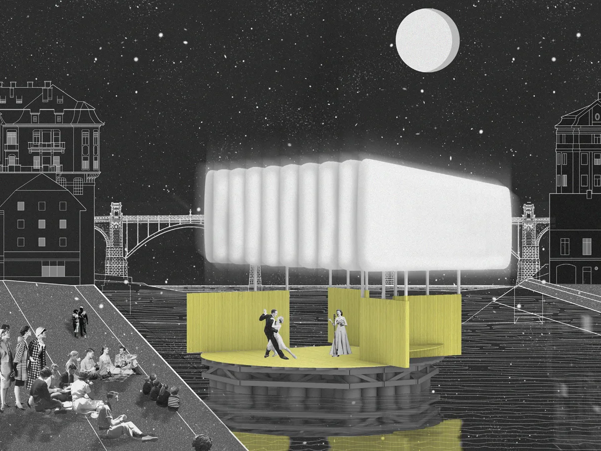 BIM Architecture | Winners of the Floating Pavilion Competition on the Delaware River announced