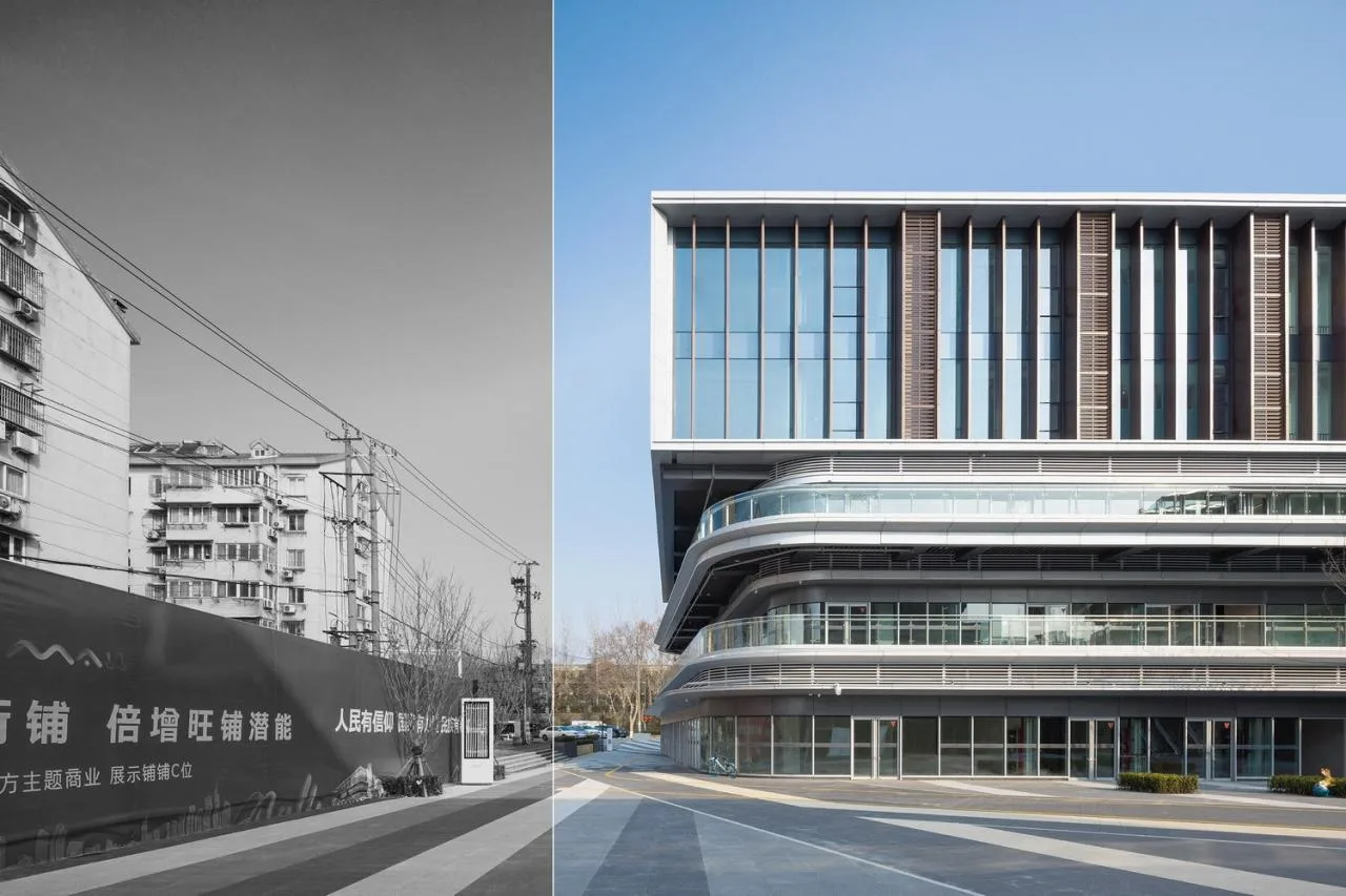 BIM Architecture | Nanjing Longhu Purple Gold Mall - Play with the "+- × ÷" Method, Cleverly Solve the Dream Community Life Equation/San Yi Architecture