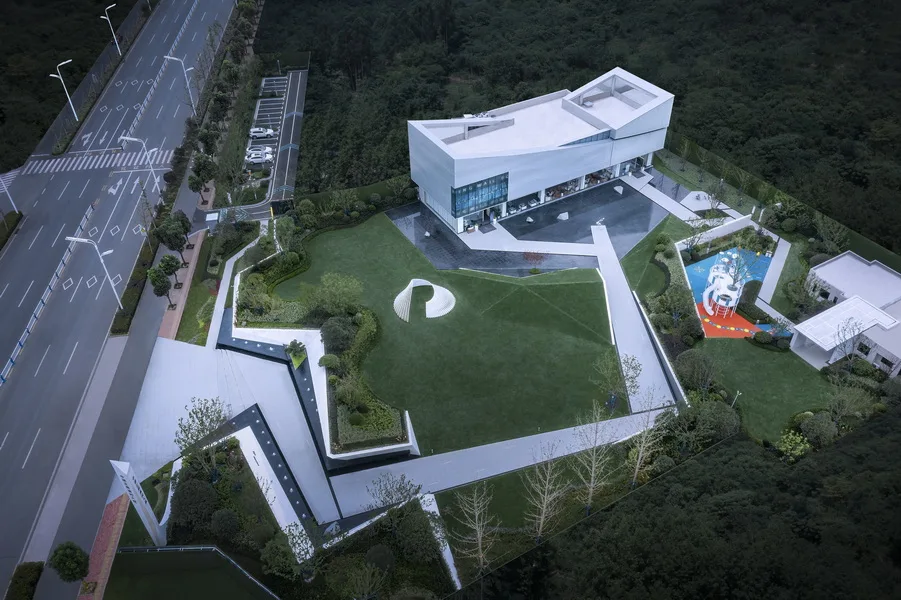 BIM architecture | center beam Zhengrong Qinghe Daguan/Shanghai Huace Architectural Design Firm Co., Ltd. Building No.2