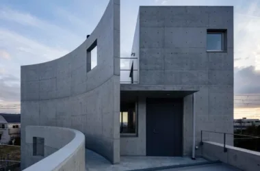 BIM Architecture: Designing Residential Buildings at Alleyway Ends | T2P Architects-BIM WORLD