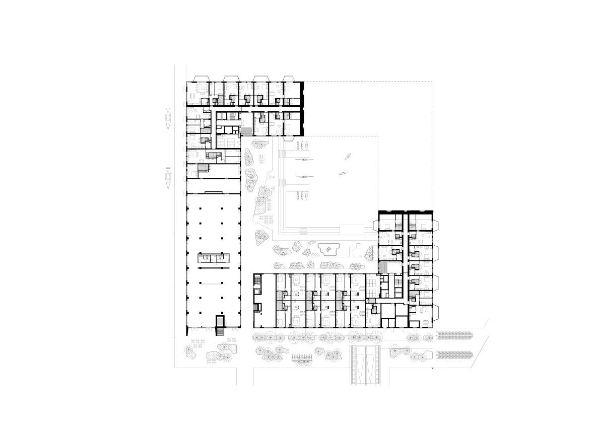 BIM Architecture | Water Courtyard Residence Sluishuis/BIG+Barcode Architects