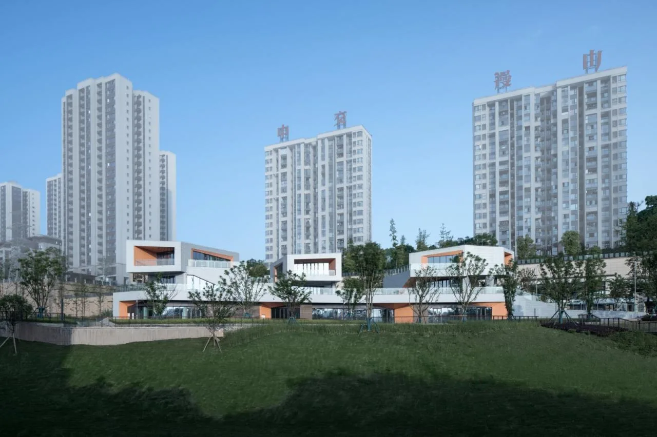 BIM Architecture | Chongqing Nan'an District Tea Garden Zhongjiao Manshan Riverside Commercial, Chongqing/Yuandao Architecture