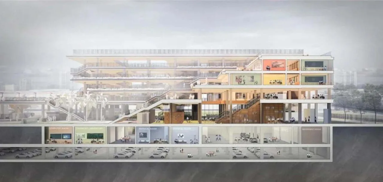 BIM Architecture | Shenzhen Foreign Language School Bao'an School/Huayang International Design Group