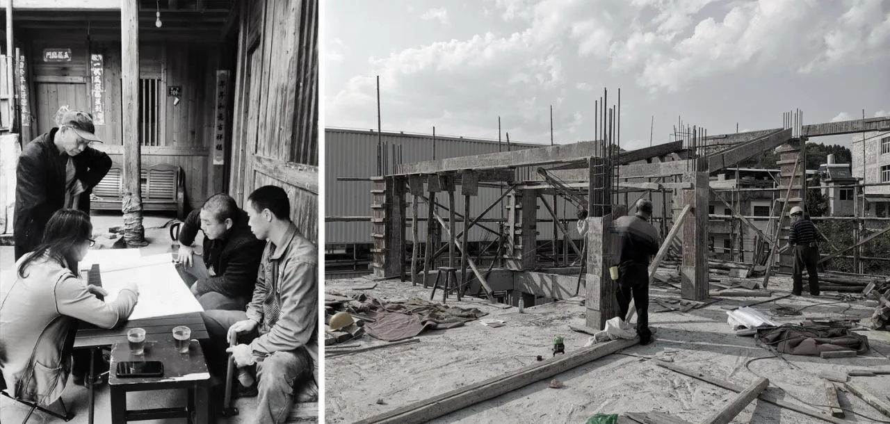 BIM Architecture | Dialogue with Hill and Field, No. 21 Binhe Lane/MV Architecture Studio