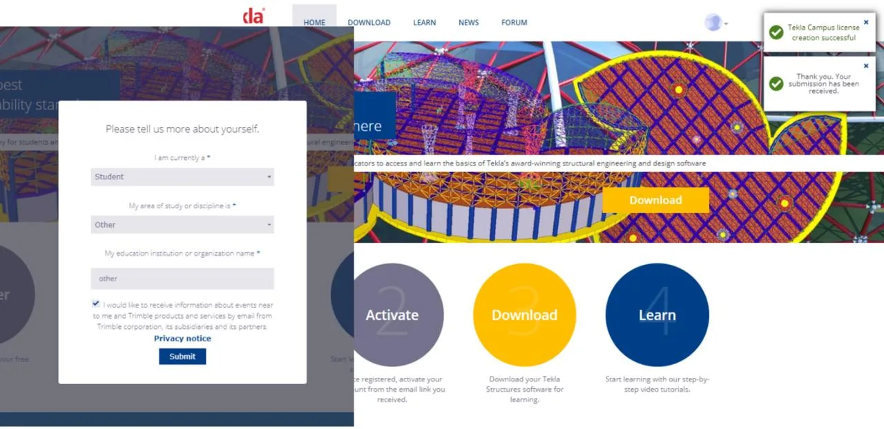 BIM Q&A | How to register Tekla trial version? Complete Tekla 2022 trial registration in 7 steps