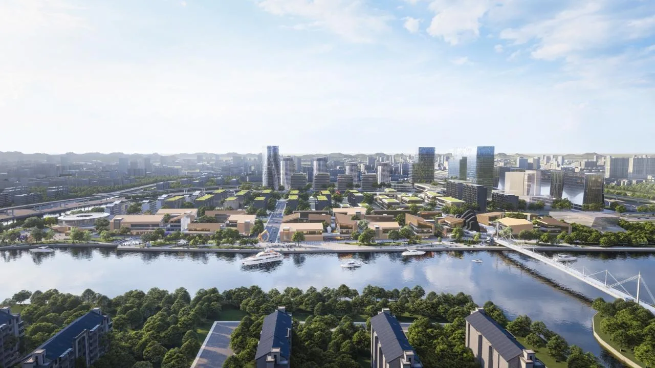 BIM Architecture | Modern Landscape: Hangzhou Canal Bay International Tourism and Leisure Complex/Aedas