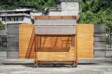 BIM Architecture: Mobile Bamboo Work Cabin for Rural Revitalization | Nanjing University School of Architecture and Urban Planning-BIM WORLD