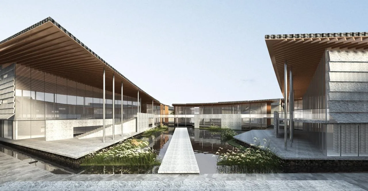 BIM Architecture | Light Zen Design for Daily Life: Jing'an Greenland Mingjingwan Cultural and Tourism Town/UA You'an Design