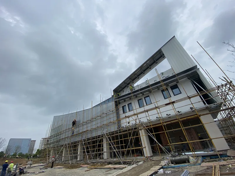 BIM architecture | center beam Zhengrong Qinghe Daguan/Shanghai Huace Architectural Design Firm Co., Ltd. Building No.2