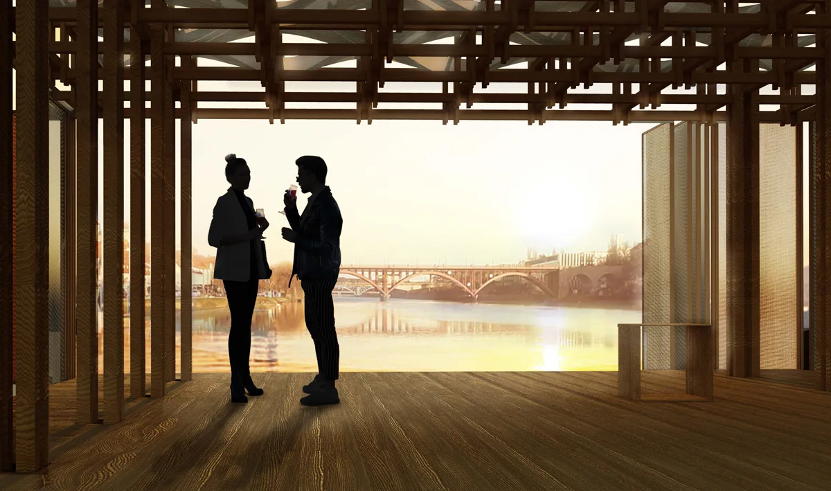 BIM Architecture | Winners of the Floating Pavilion Competition on the Delaware River announced