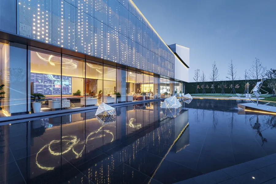 BIM architecture | center beam Zhengrong Qinghe Daguan/Shanghai Huace Architectural Design Firm Co., Ltd. Building No.2