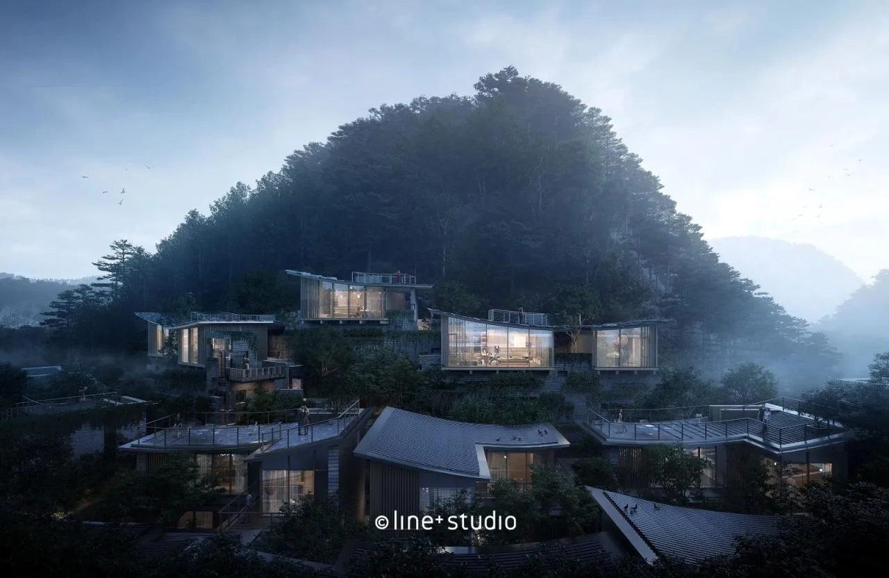 BIM Architecture | Haihua Pujiang Yuexili Resort Hotel/Meng Fanhao Line+Architectural Firm