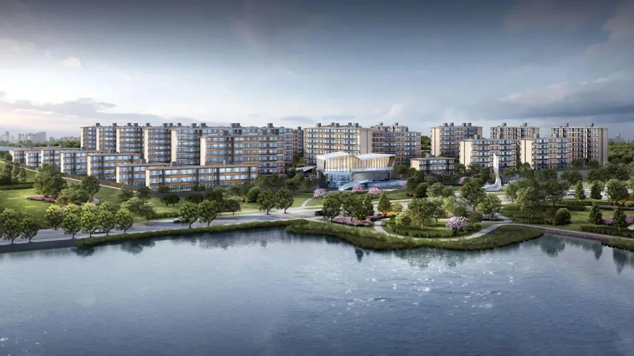 BIM Architecture | Floating Art Residence Boat Mooring in Yanzhu: Chengdu's First Open Golden Land • Luming North Lake/Chengzhi Design