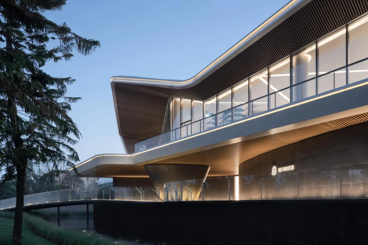 BIM Architecture | Floating Art Residence Boat Mooring in Yanzhu: Chengdu's First Open Golden Land • Luming North Lake/Chengzhi Design