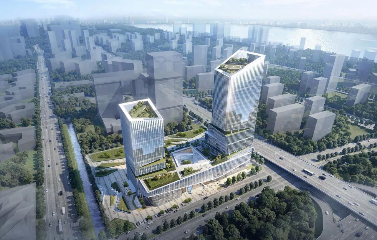 BIM Architecture | Setting Sail · Nanjing Jiangxinzhou Ecological Technology Industrial Park/Jianhe Architecture
