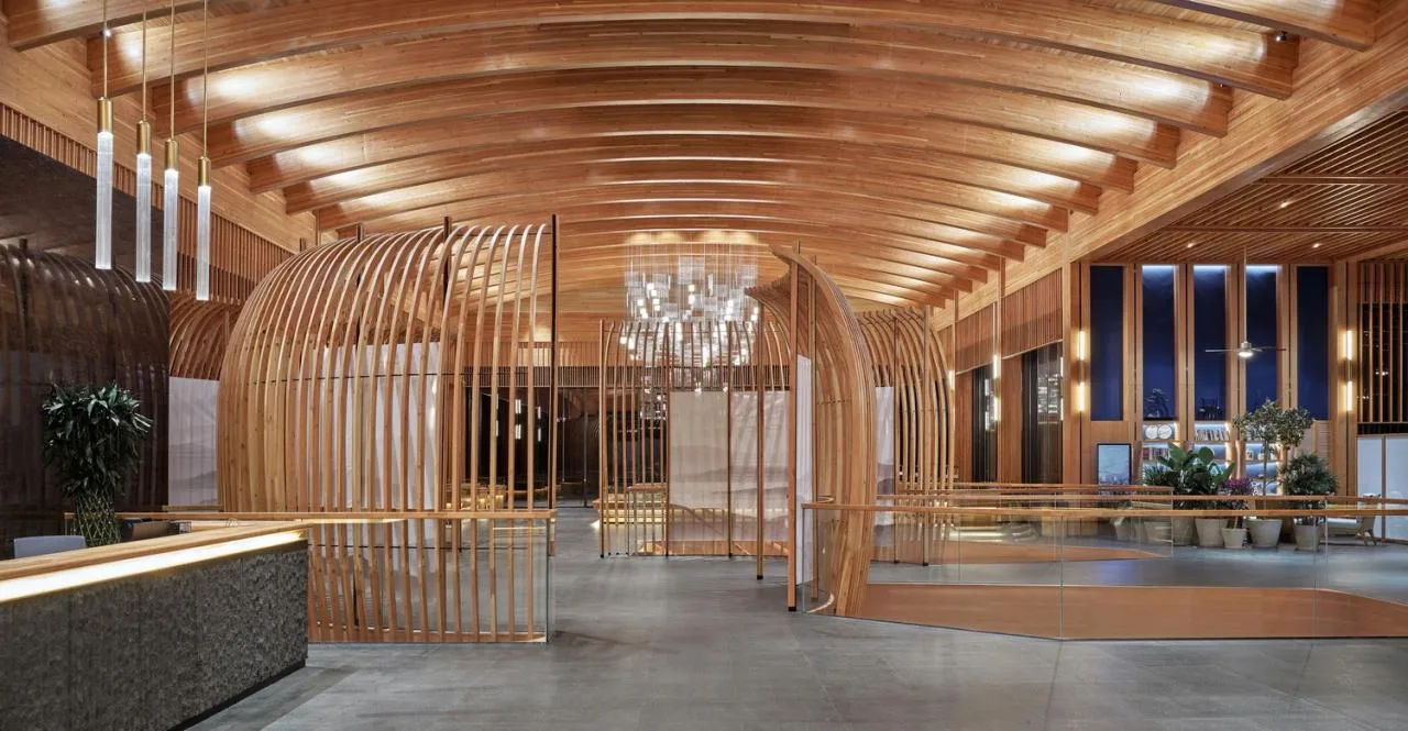BIM Architecture | Growing Longhouses: Jiuxi Yunshu Kunming Jiuxi Lake International Ecological Zone Experience Center/UA You'an Design