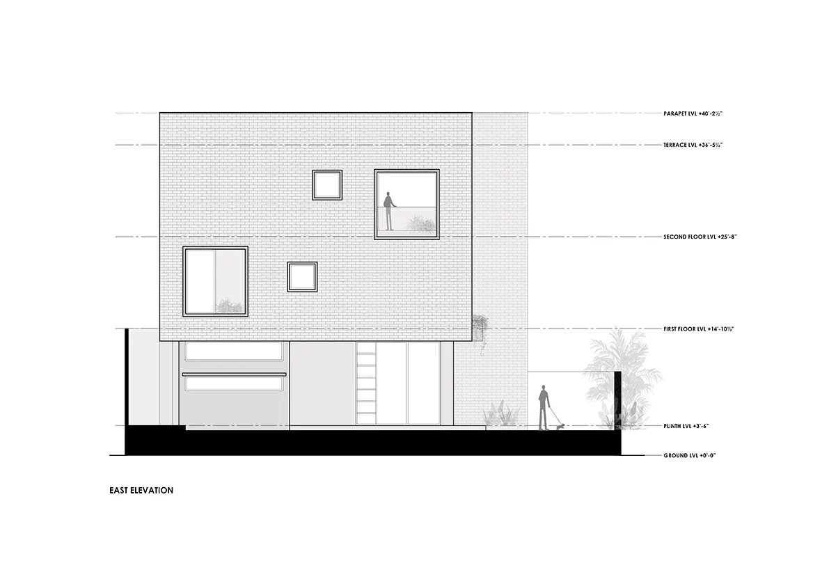 BIM Architecture | Floating Courtyard Residence/TRAANSPACE