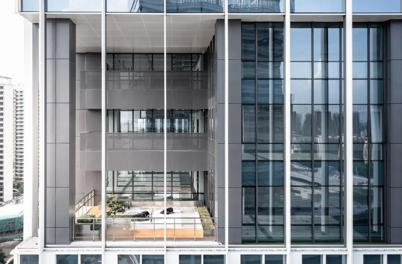 BIM Architecture | Decoding Garden style Headquarters Office: Greentown Building/Jianhe Architecture