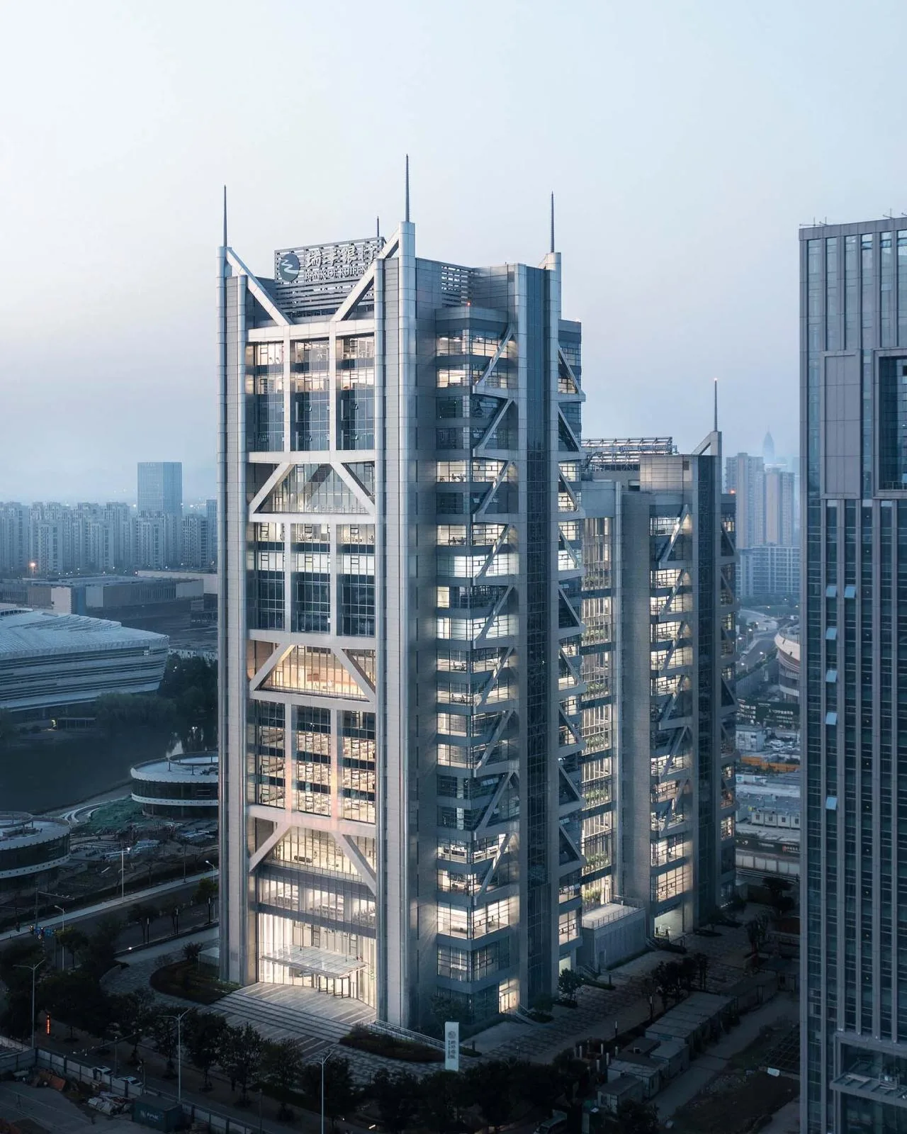 BIM Architecture | Shuangqing Building: Ruifeng Digital Financial Center/UUA Architectural Firm