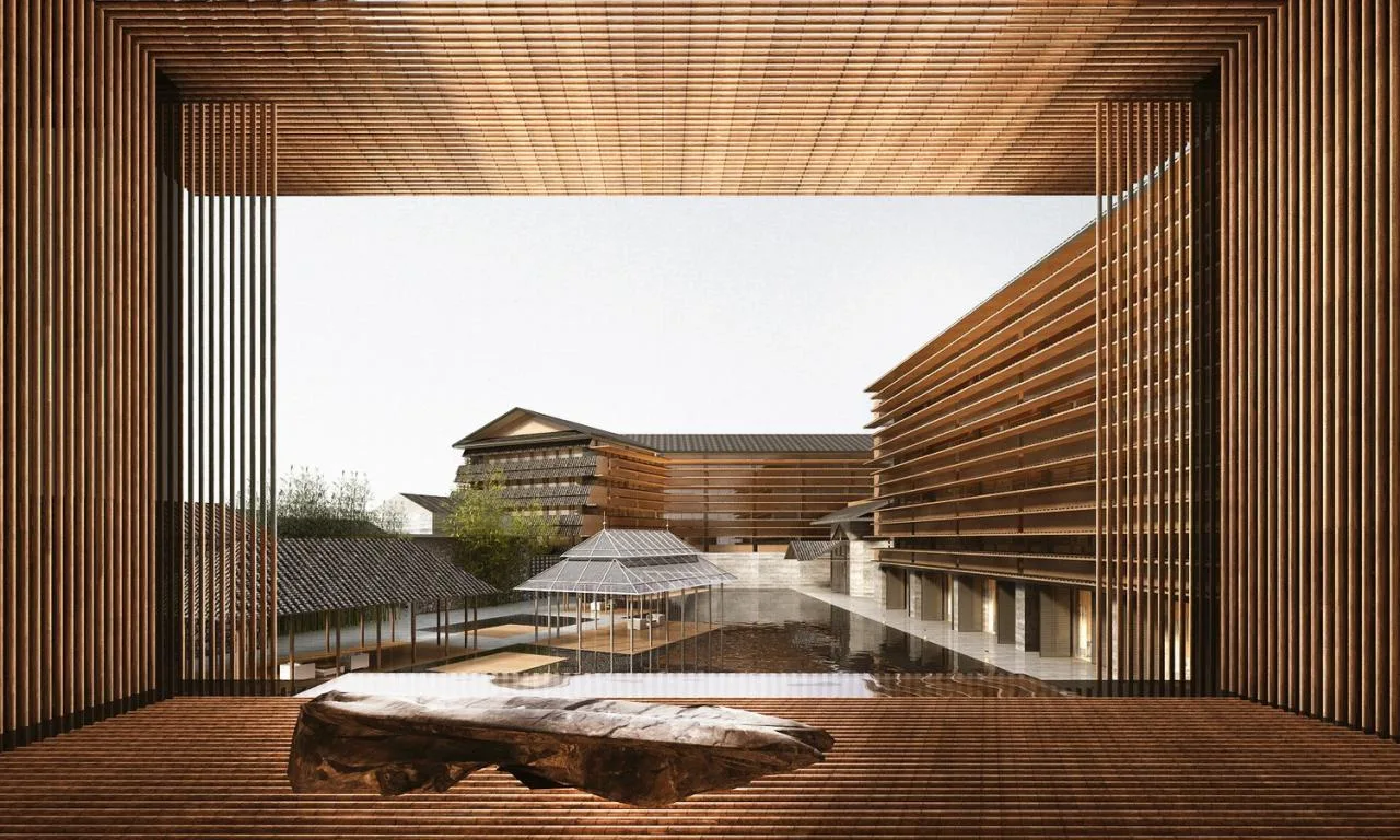 BIM Architecture | Light Zen Design for Daily Life: Jing'an Greenland Mingjingwan Cultural and Tourism Town/UA You'an Design