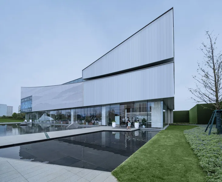 BIM architecture | center beam Zhengrong Qinghe Daguan/Shanghai Huace Architectural Design Firm Co., Ltd. Building No.2
