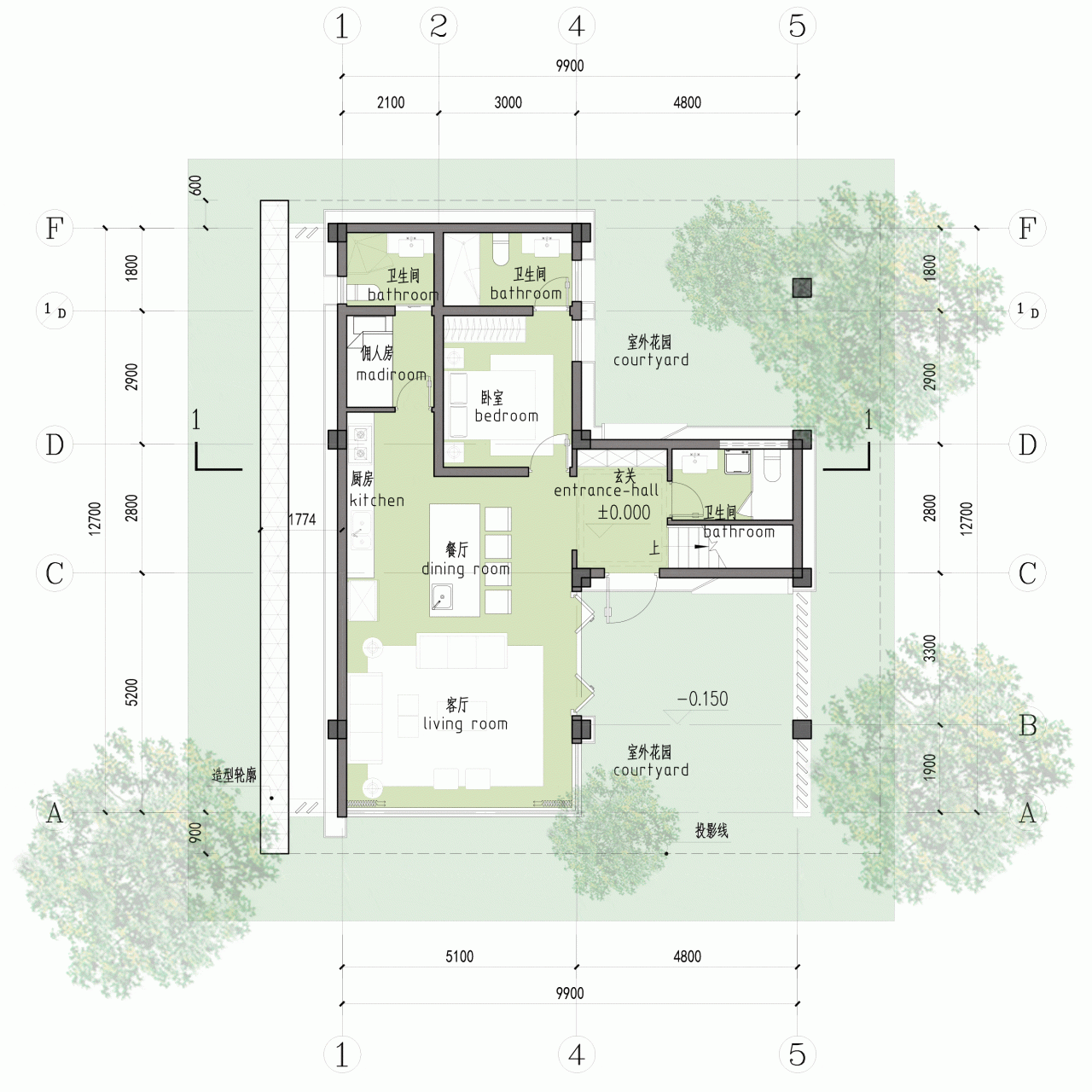 BIM Architecture | Mountain and Sea Phuket Coastal Hotel Project/Jianhe Architecture