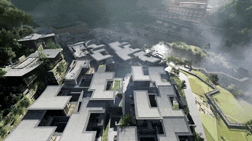 BIM Architecture | Haihua Pujiang Yuexili Resort Hotel/Meng Fanhao Line+Architectural Firm