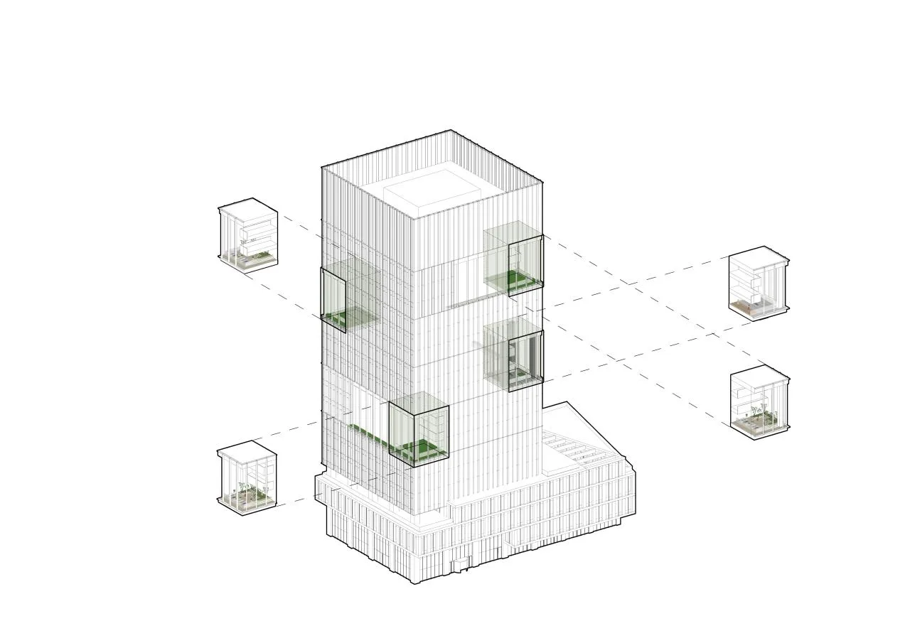 BIM Architecture | Decoding Garden style Headquarters Office: Greentown Building/Jianhe Architecture