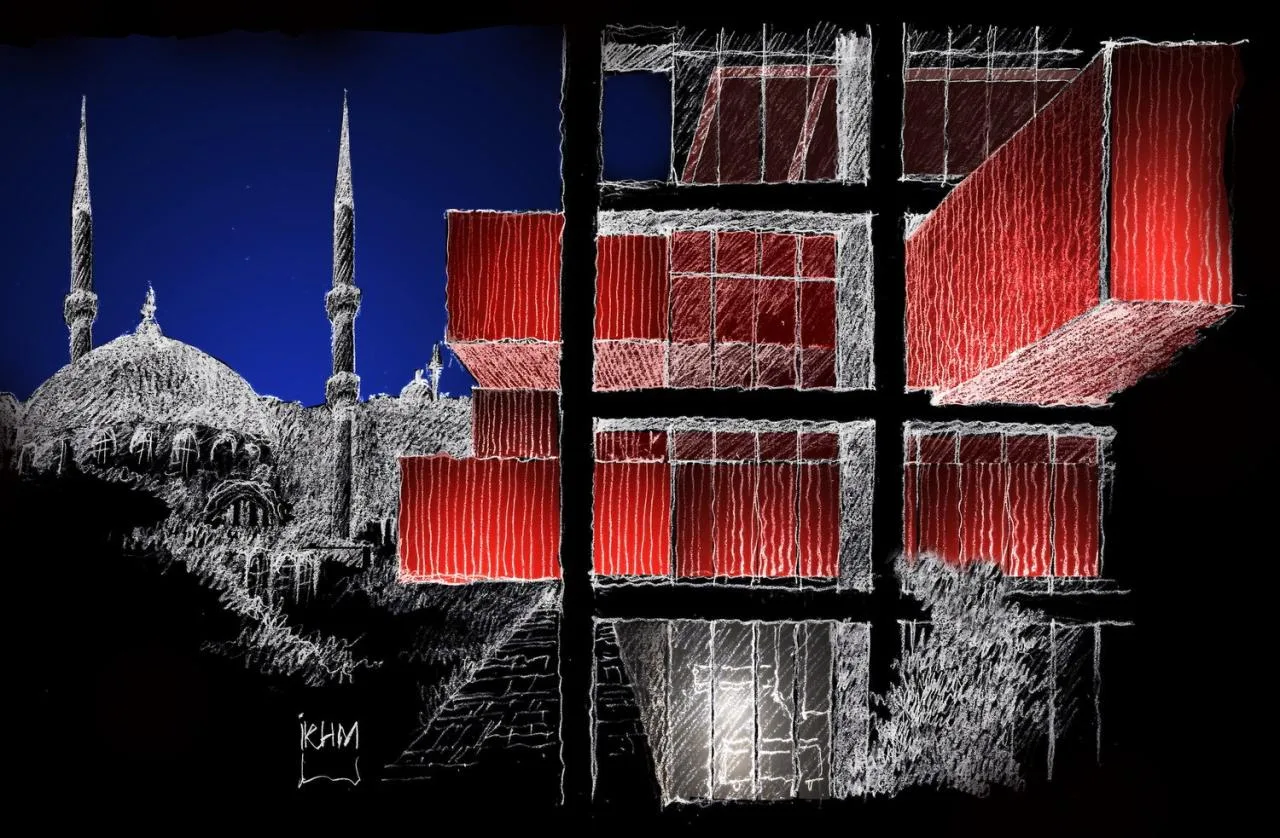 BIM Architecture | Box Out of Concrete Frame, Istanbul Museum of Painting and Sculpture/EAA - Emre Arolat Architecture