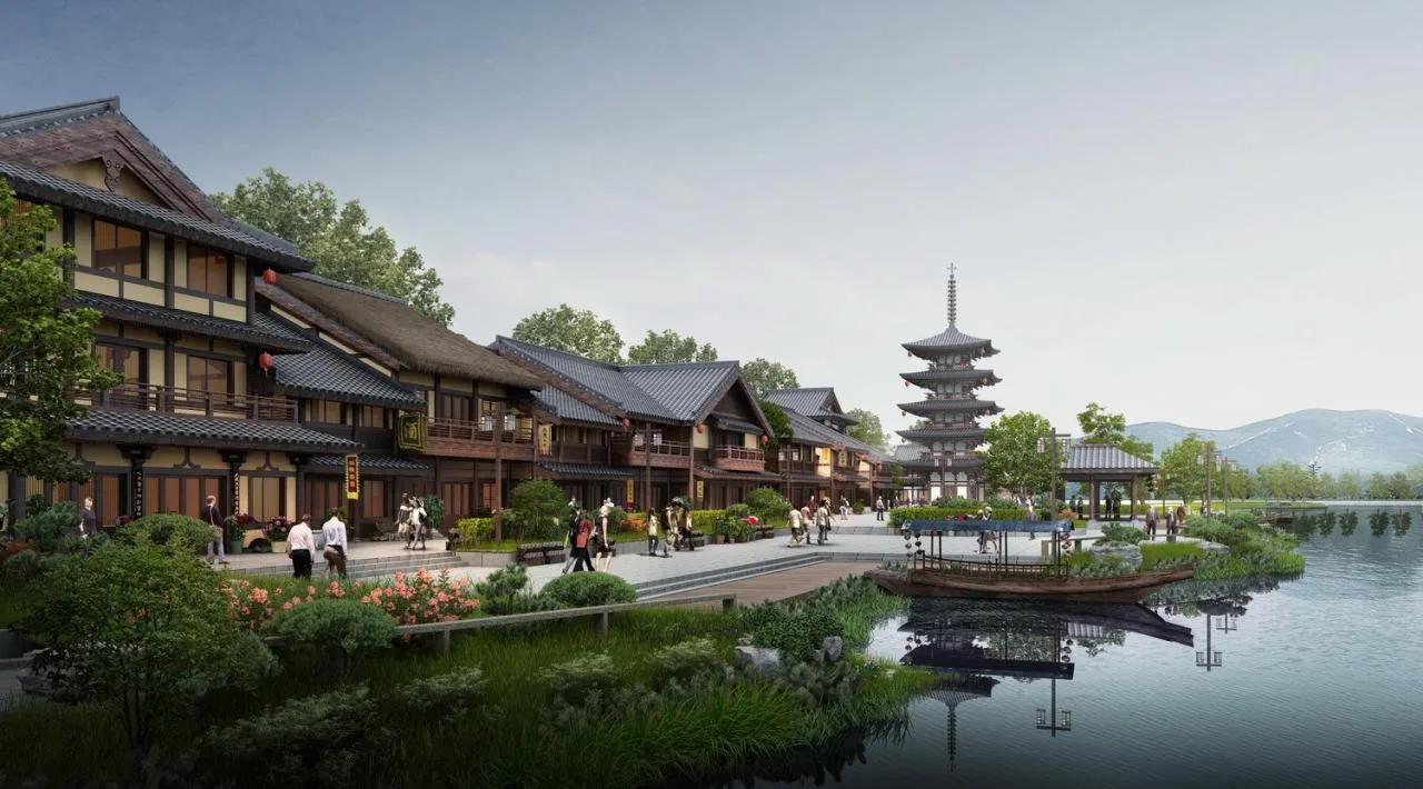BIM Architecture | New Tang Style Interpretation from a Modern Perspective: Changchun Shimao Lianhua Mountain Cultural and Tourism Town/UA You'an Design
