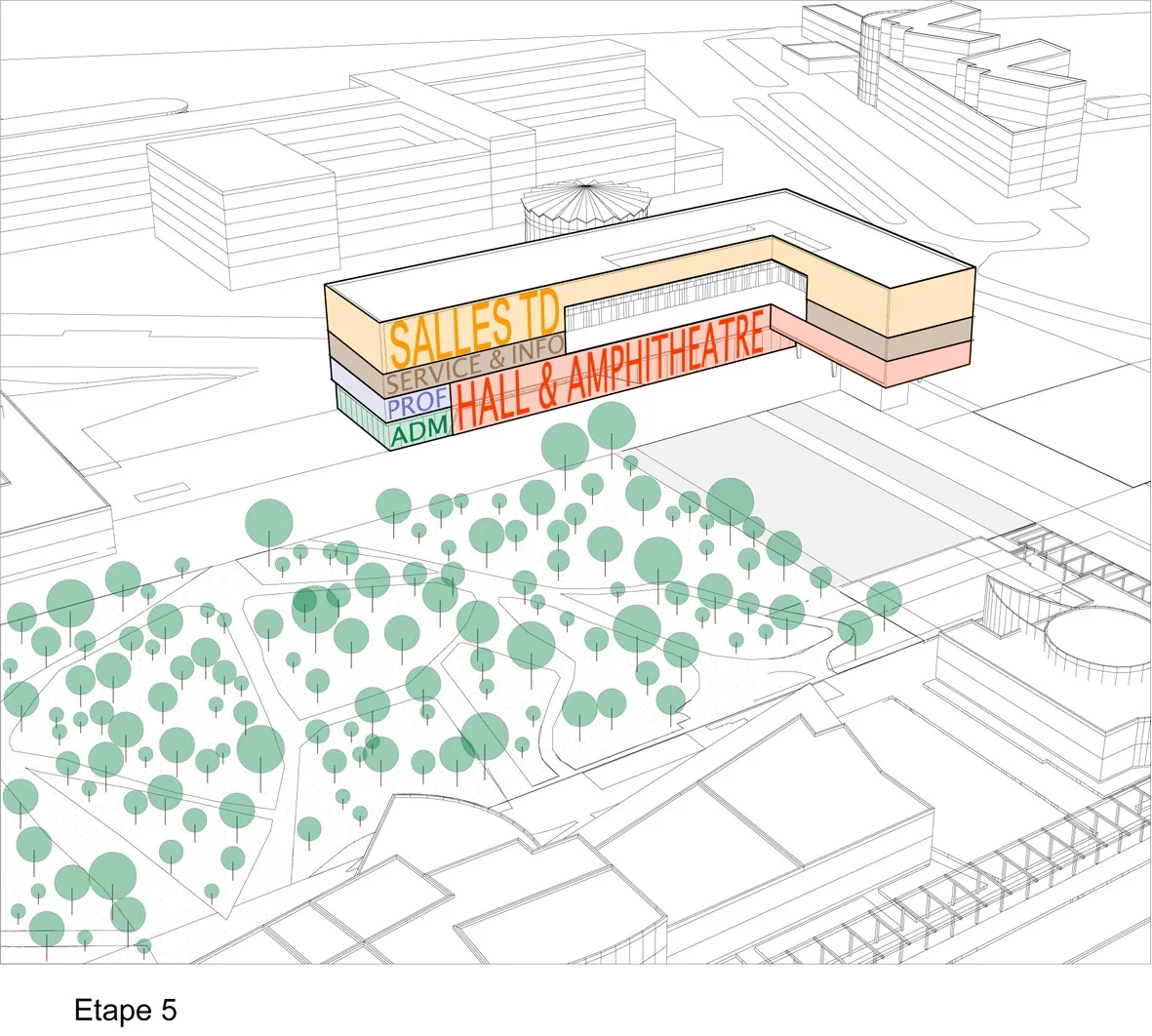 BIM Architecture | Montpellier University School of Science/BPA Architecture